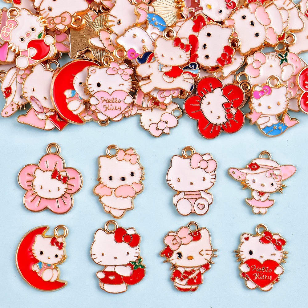 Mini Enamel Alloy Charms Bulk Wholesale for DIY Necklace Bracelet Making