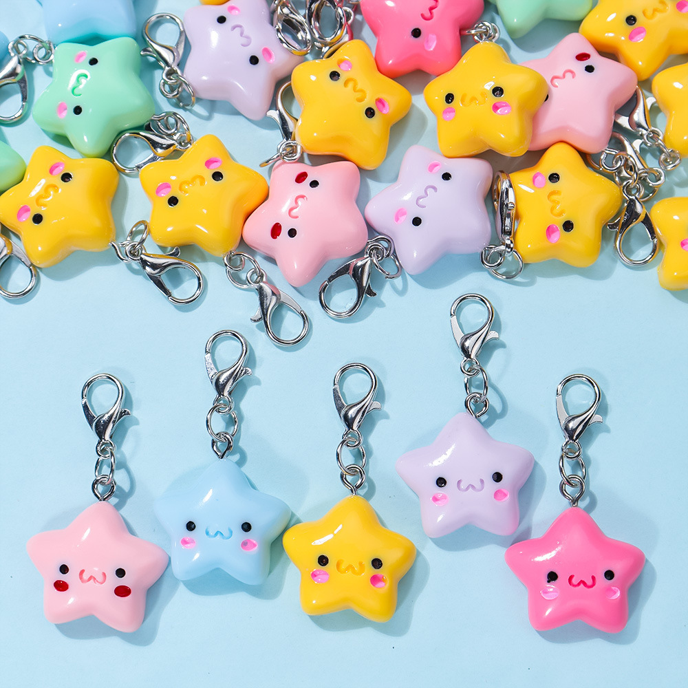 DIY Blank Keychain Hanging Charms Wholesale Custom Handmade Key Ring Accessories