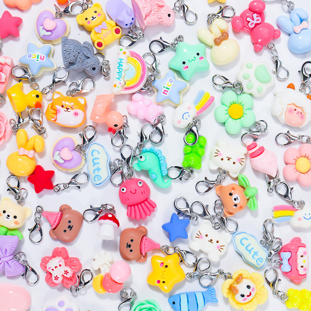 Wholesale Assorted DIY Keychain Hanging Ornaments for Custom Handmade Projects