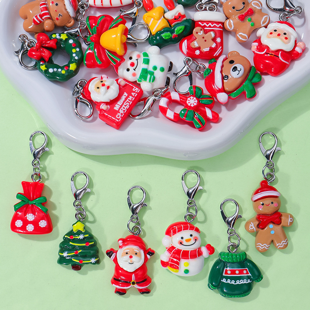 Multi-Themed DIY Keychain Hanging Pendants Wholesale Handmade Jewelry Parts