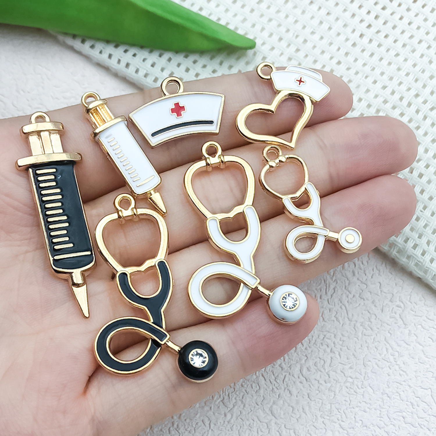 Durable Enamel Alloy Pendant Charms Bulk Wholesale DIY Jewelry Materials