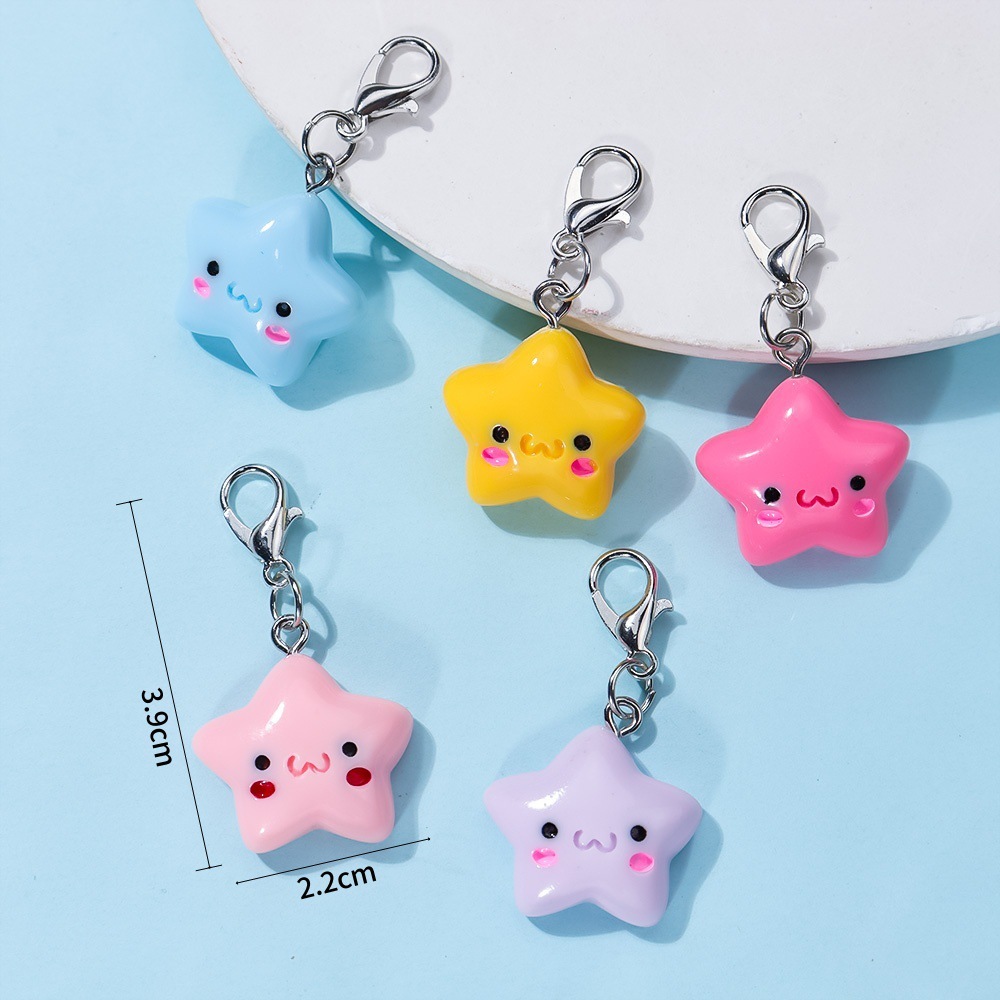 DIY Blank Keychain Hanging Charms Wholesale Custom Handmade Key Ring Accessories