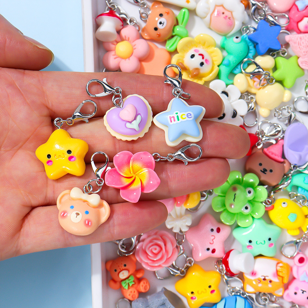 Wholesale Assorted DIY Keychain Hanging Ornaments for Custom Handmade Projects