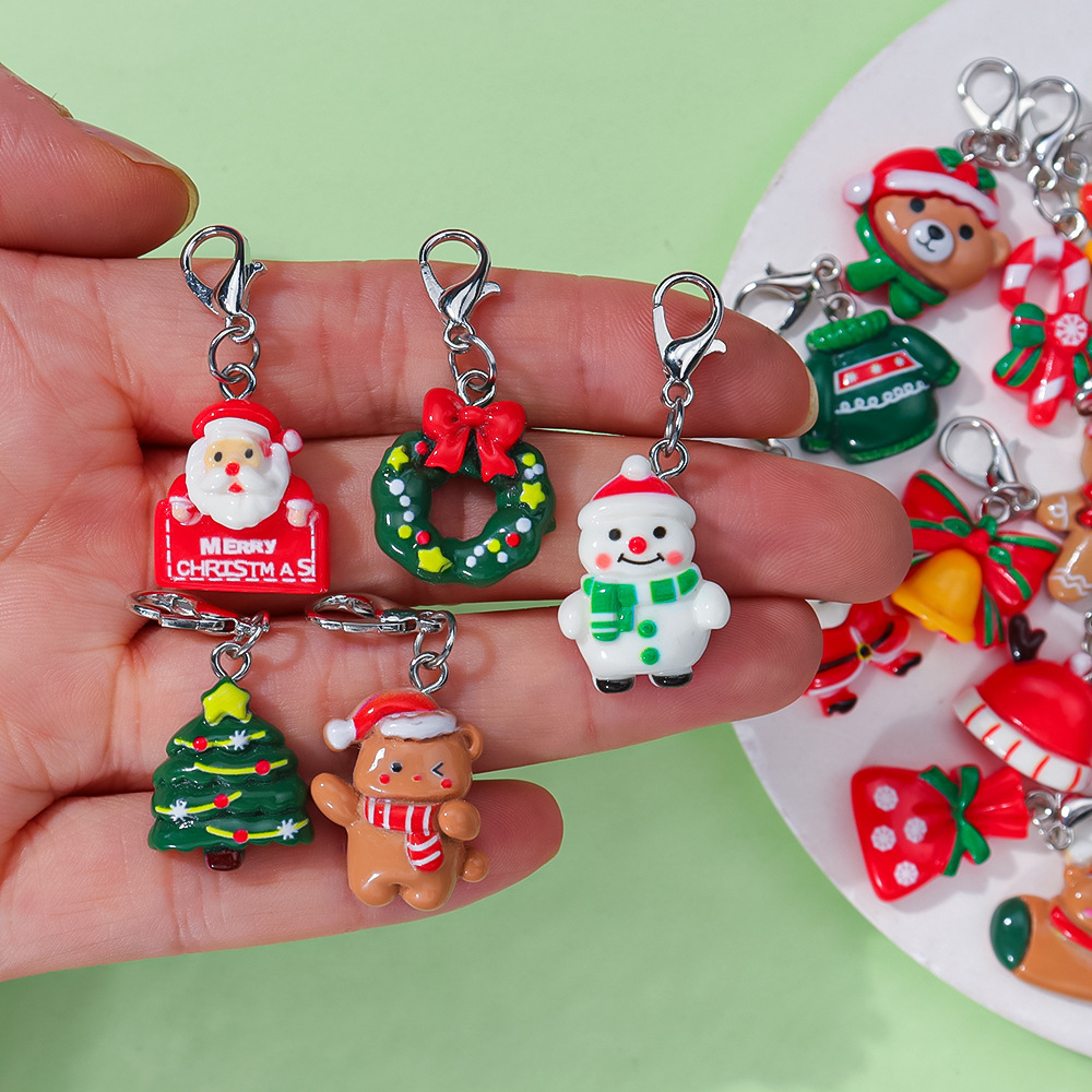 Multi-Themed DIY Keychain Hanging Pendants Wholesale Handmade Jewelry Parts