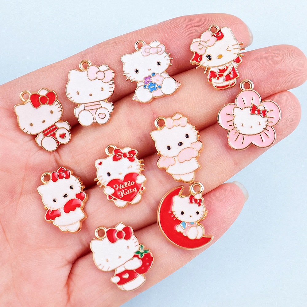 Mini Enamel Alloy Charms Bulk Wholesale for DIY Necklace Bracelet Making