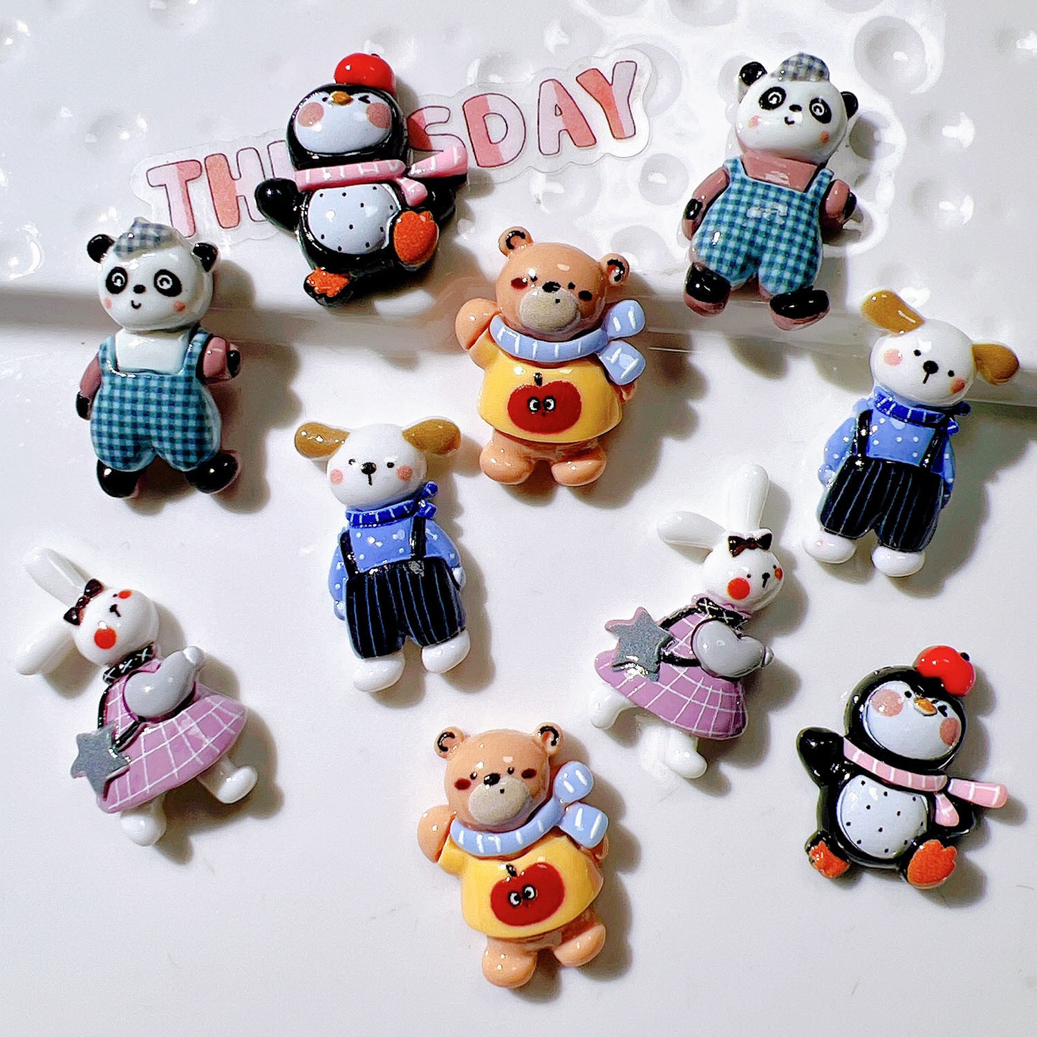 Wholesale Bulk Cartoon Resin Craft Embellishments for Custom Handmade Works