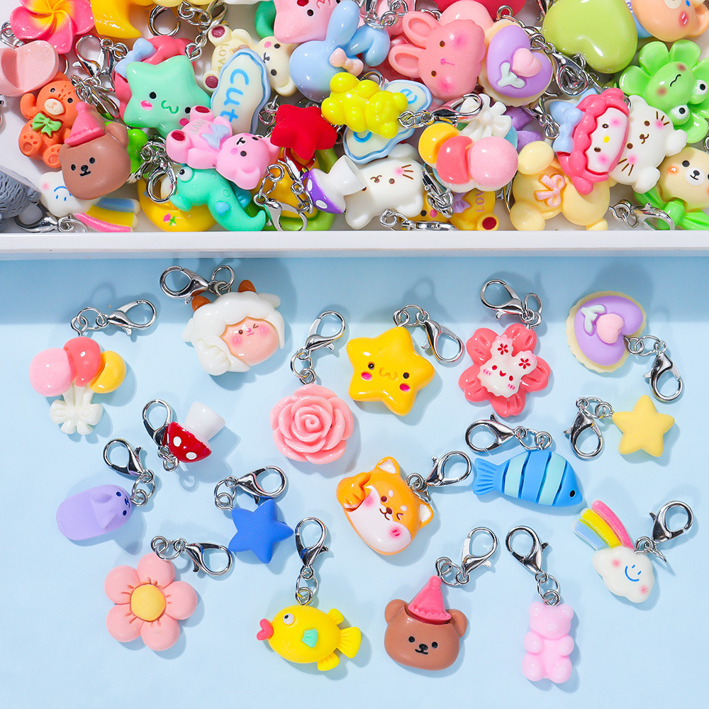 Wholesale Assorted DIY Keychain Hanging Ornaments for Custom Handmade Projects