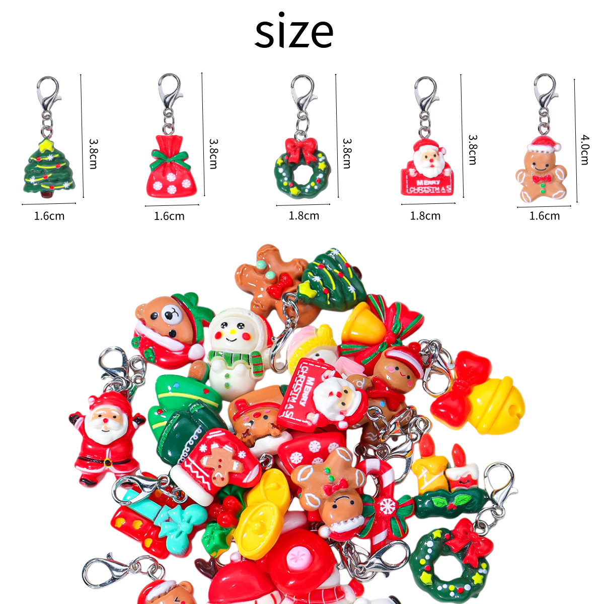 Multi-Themed DIY Keychain Hanging Pendants Wholesale Handmade Jewelry Parts