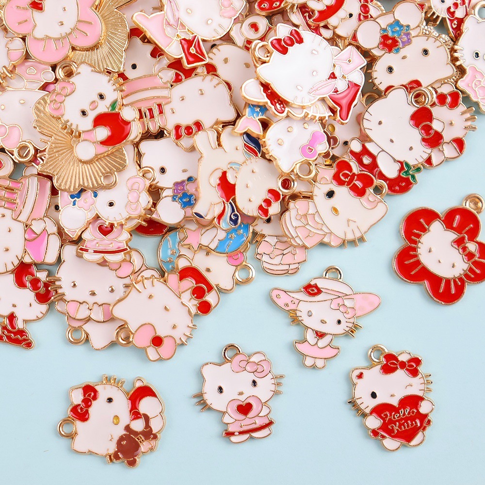 Mini Enamel Alloy Charms Bulk Wholesale for DIY Necklace Bracelet Making
