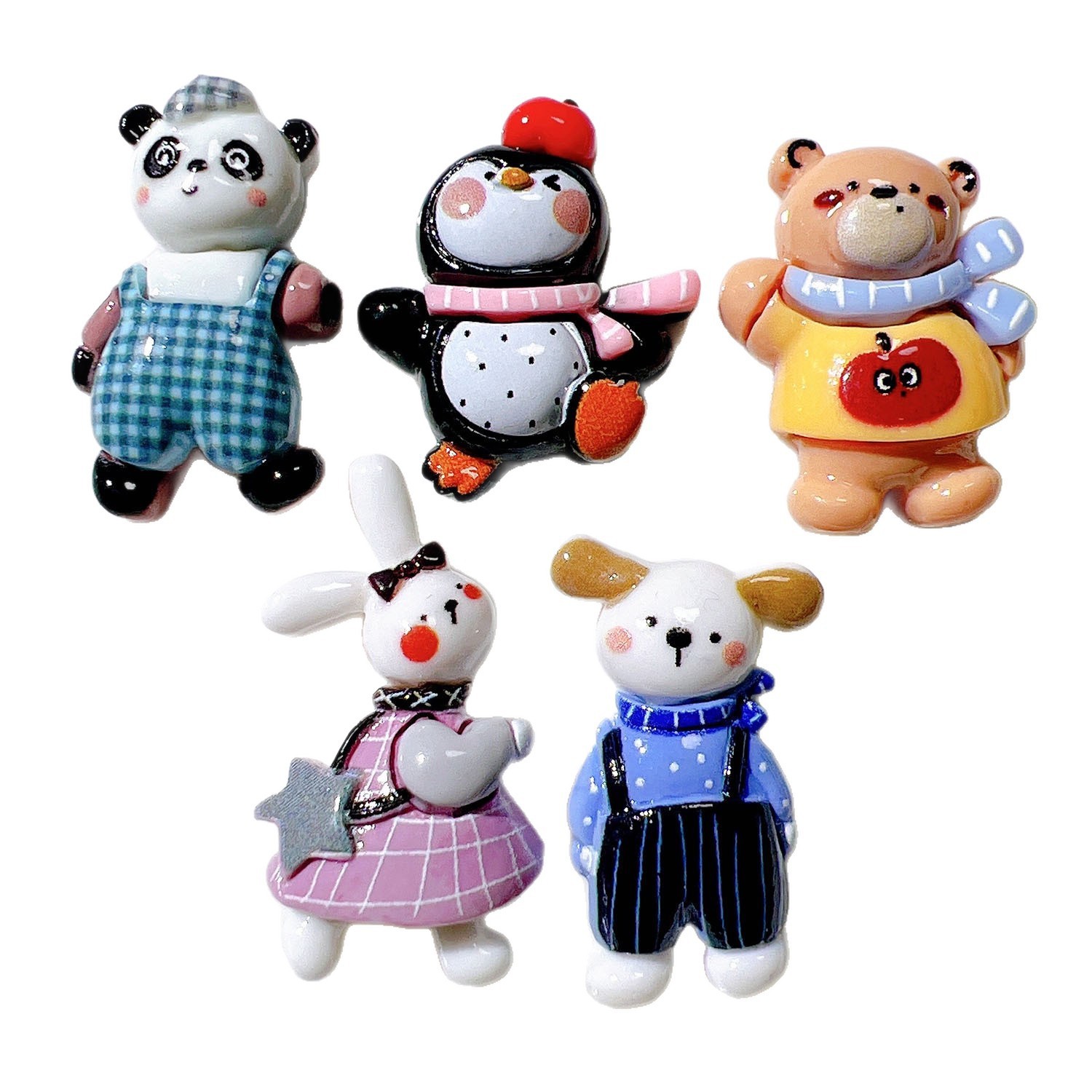 Wholesale Bulk Cartoon Resin Craft Embellishments for Custom Handmade Works