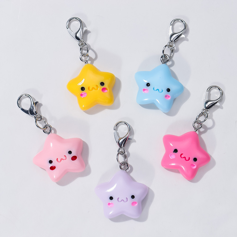 DIY Blank Keychain Hanging Charms Wholesale Custom Handmade Key Ring Accessories