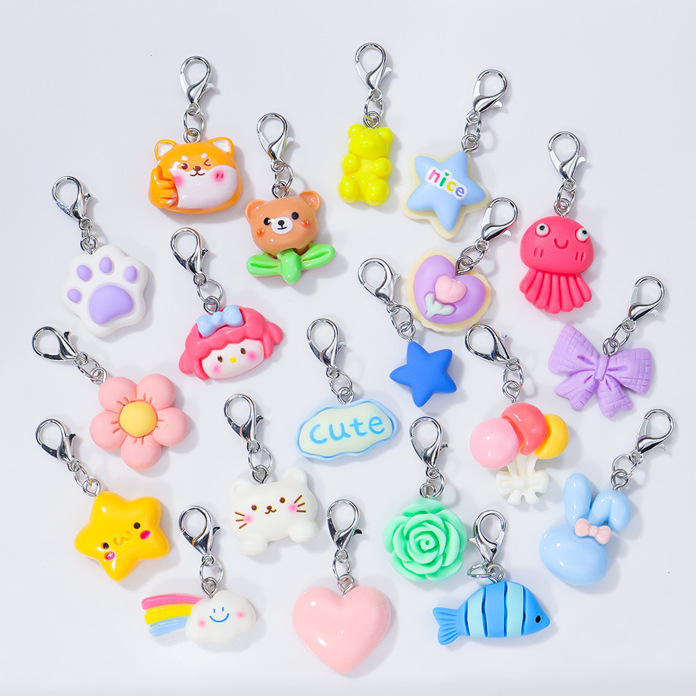 Wholesale Assorted DIY Keychain Hanging Ornaments for Custom Handmade Projects
