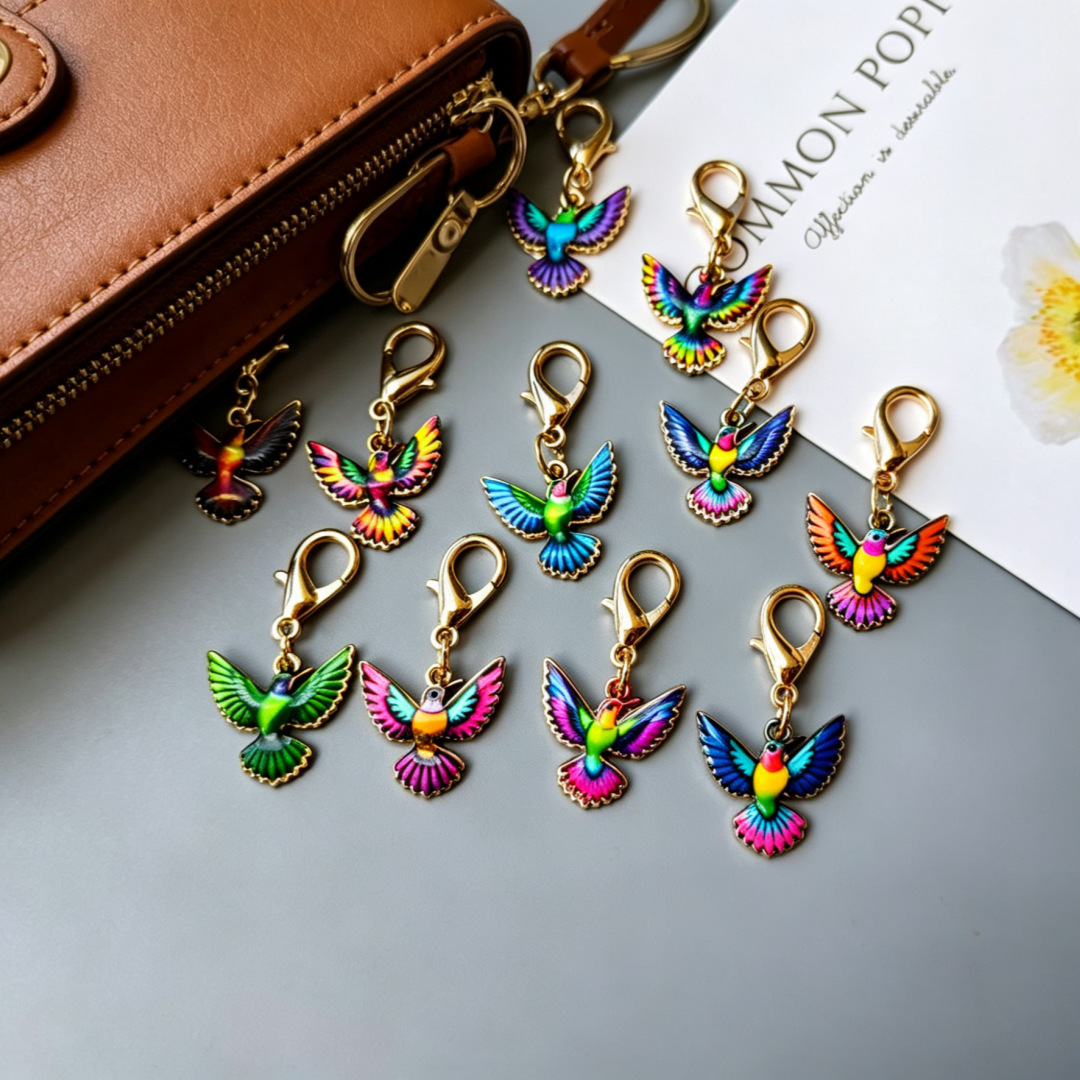 Bulk DIY Keychain Hanging Ornaments Wholesale Multi-Shape Craft Parts for Gift DIY