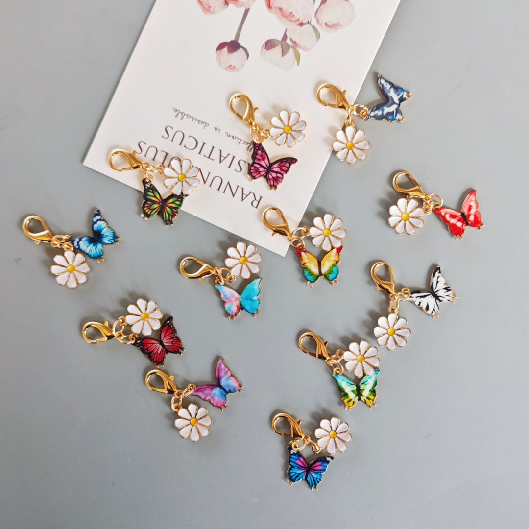 Wholesale Blank Hanging Keychain Charms Bulk DIY Supplies for Personalized Custom Crafts