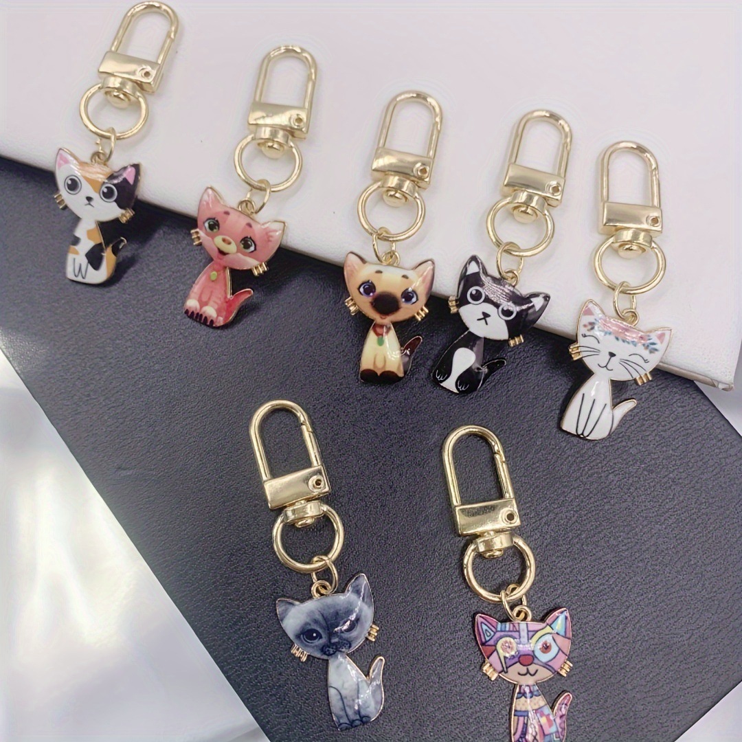Cute Cartoon DIY Hanging Key Ring Pendants Bulk Wholesale Kid Handcraft Materials