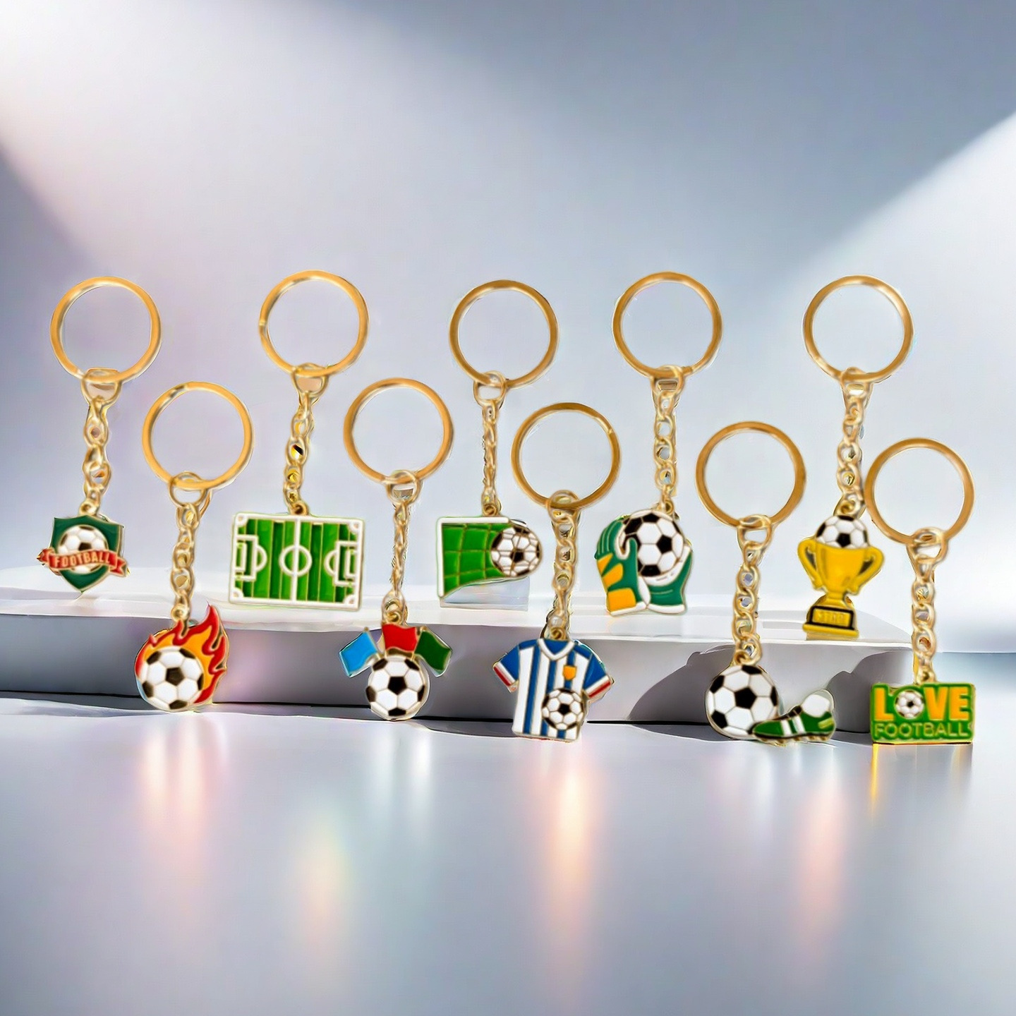 Waterproof Fadeless DIY Hanging Keychain Pendants Bulk Wholesale Daily Craft Parts