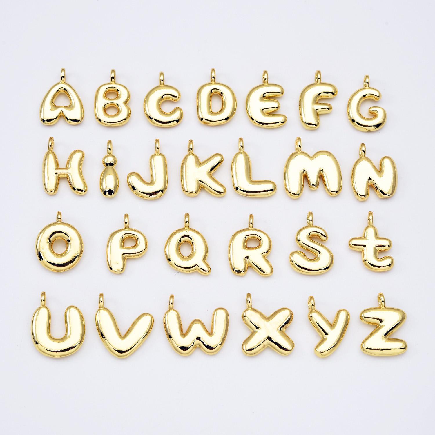 Beginner Friendly A-Z Alphabet DIY Hanging Charms Bulk Wholesale Easy Assembly Crafts