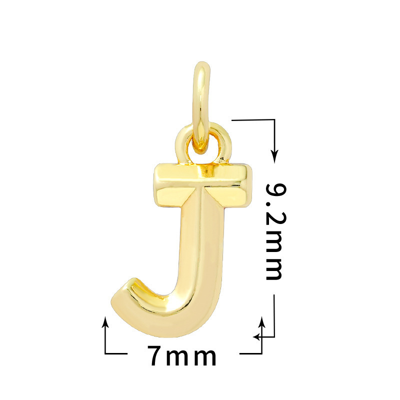 Blank Alphabet Letter DIY Hanging Pendants Wholesale Custom Name Keyring Craft Parts