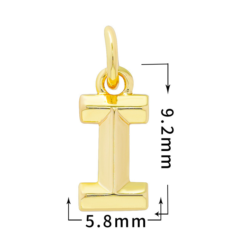 Blank Alphabet Letter DIY Hanging Pendants Wholesale Custom Name Keyring Craft Parts