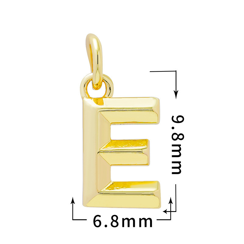 Blank Alphabet Letter DIY Hanging Pendants Wholesale Custom Name Keyring Craft Parts