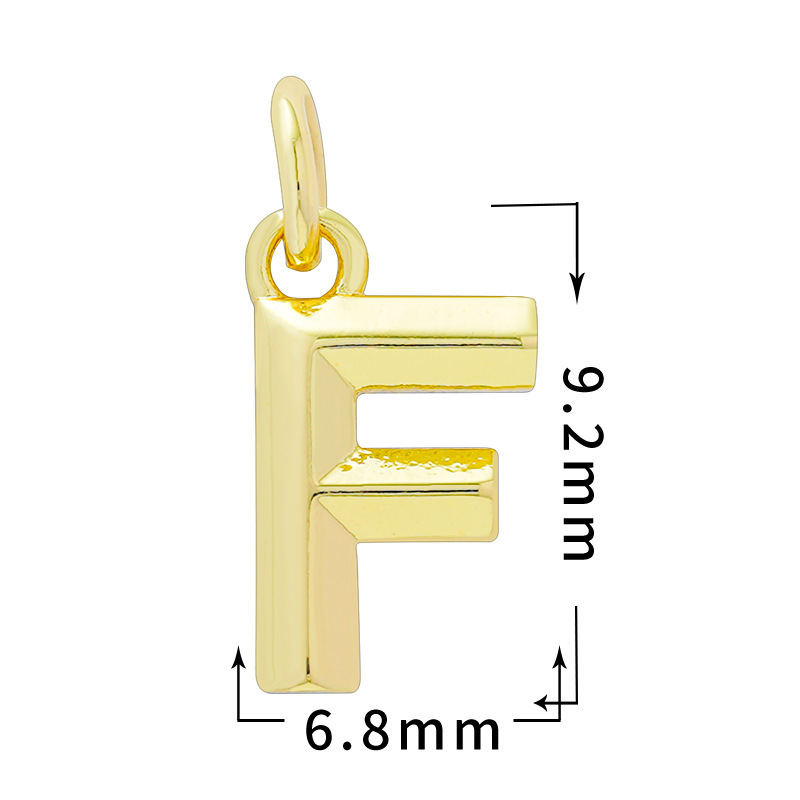 Blank Alphabet Letter DIY Hanging Pendants Wholesale Custom Name Keyring Craft Parts