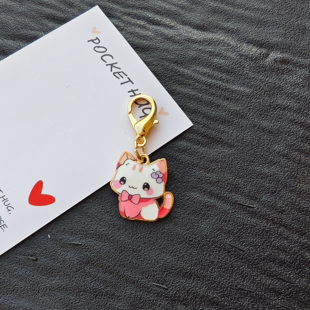 Wholesale Cartoon Style DIY Hanging Keychain Charms Bulk Kids Handcraft Materials