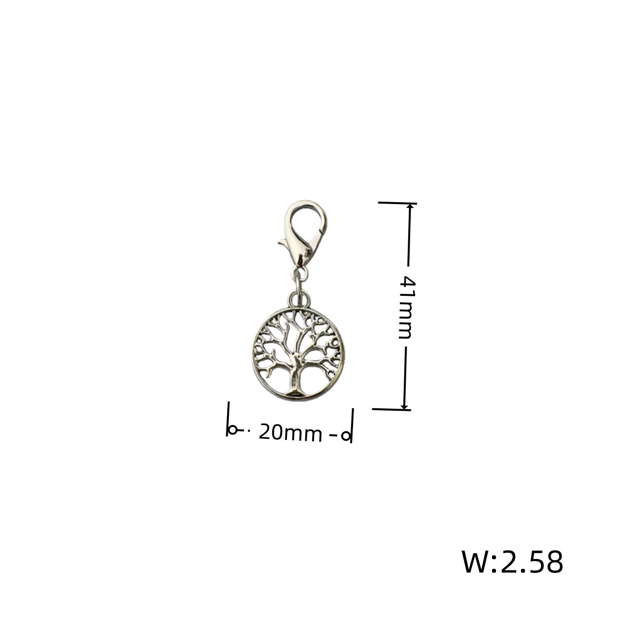 Fashion Alloy DIY Hanging Keychain Ornaments Bulk Wholesale Backpack Decor Charms