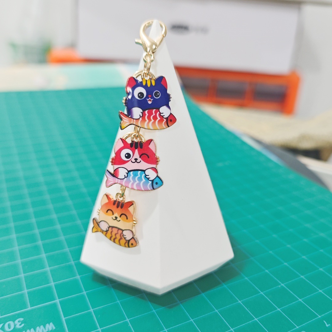 Wholesale Cute Shaped DIY Hanging Keychain Charms Bulk Backpack Decor Craft Supplies
