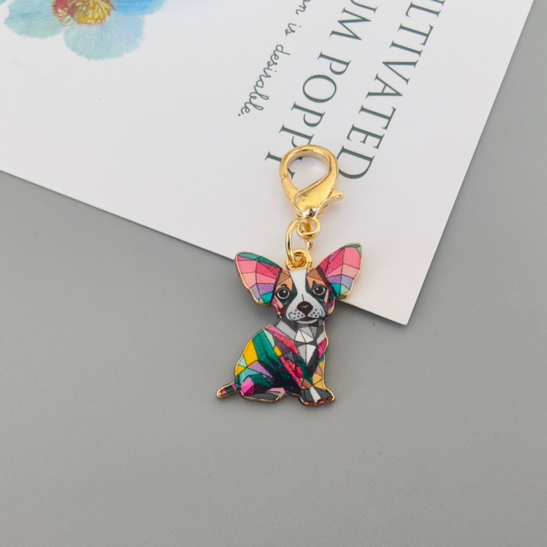 Cute Cartoon DIY Hanging Key Ring Pendants Bulk Wholesale Kid Handcraft Materials