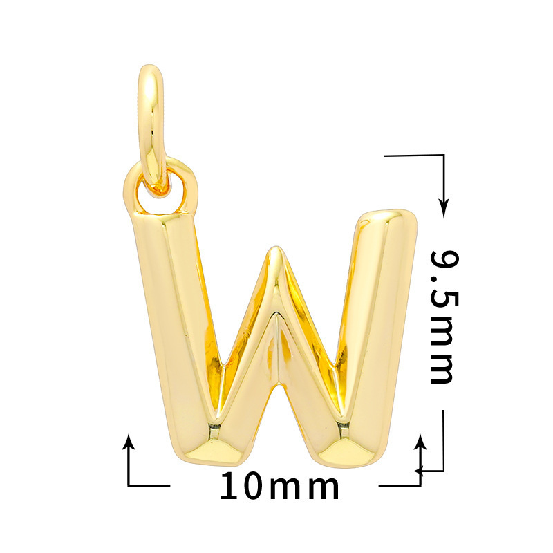 Blank Alphabet Letter DIY Hanging Pendants Wholesale Custom Name Keyring Craft Parts