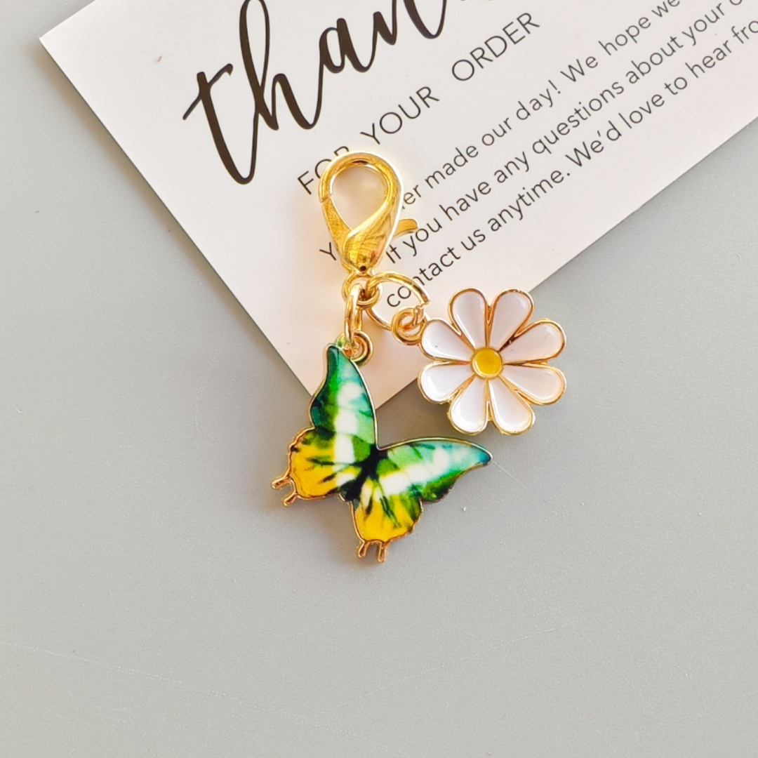 Wholesale Blank Hanging Keychain Charms Bulk DIY Supplies for Personalized Custom Crafts