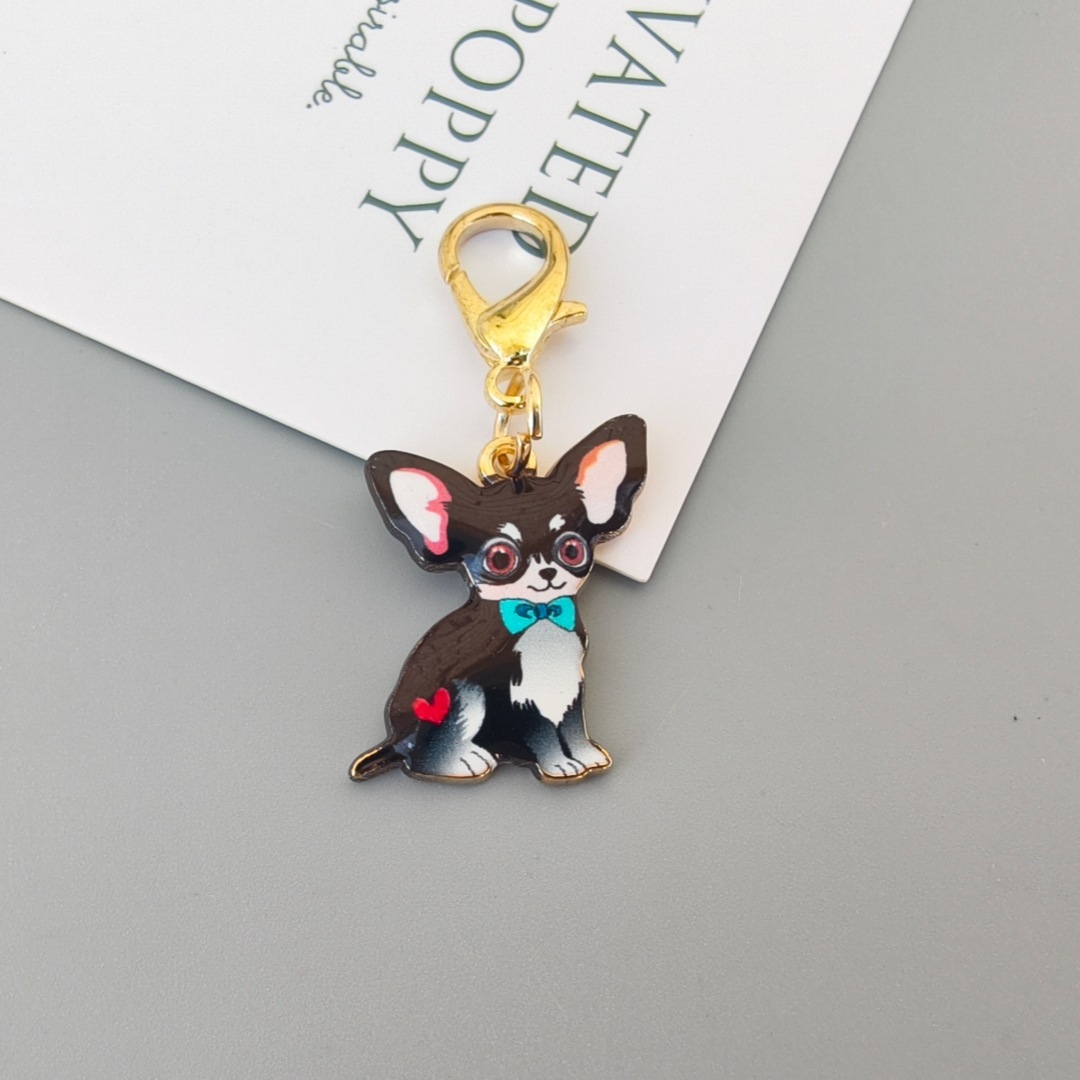 Cute Cartoon DIY Hanging Key Ring Pendants Bulk Wholesale Kid Handcraft Materials