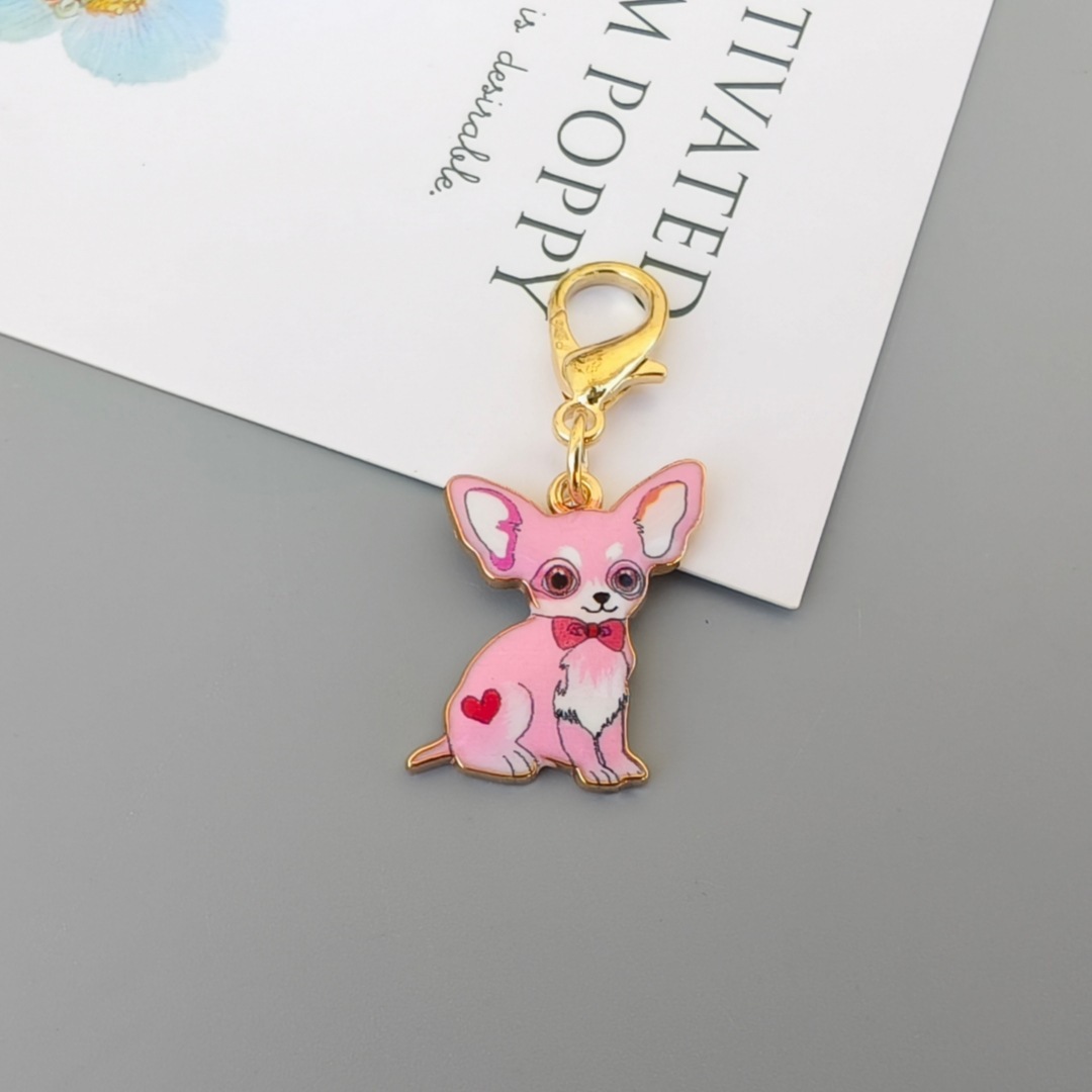 Cute Cartoon DIY Hanging Key Ring Pendants Bulk Wholesale Kid Handcraft Materials