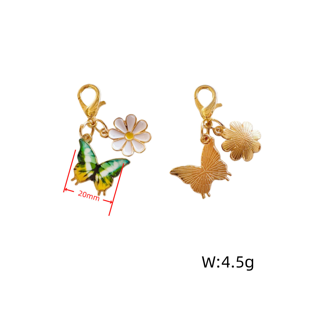 Wholesale Blank Hanging Keychain Charms Bulk DIY Supplies for Personalized Custom Crafts