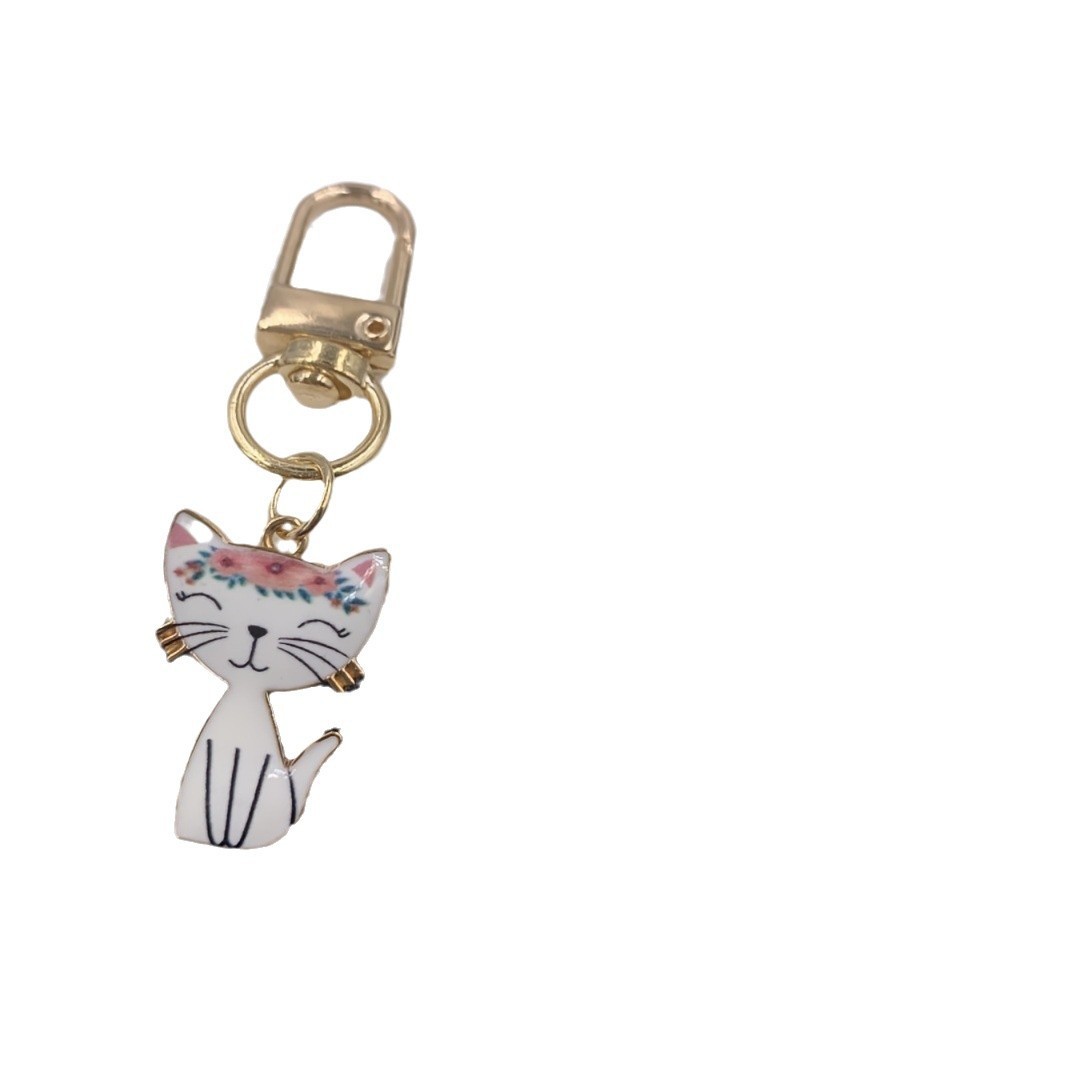 Cute Cartoon DIY Hanging Key Ring Pendants Bulk Wholesale Kid Handcraft Materials