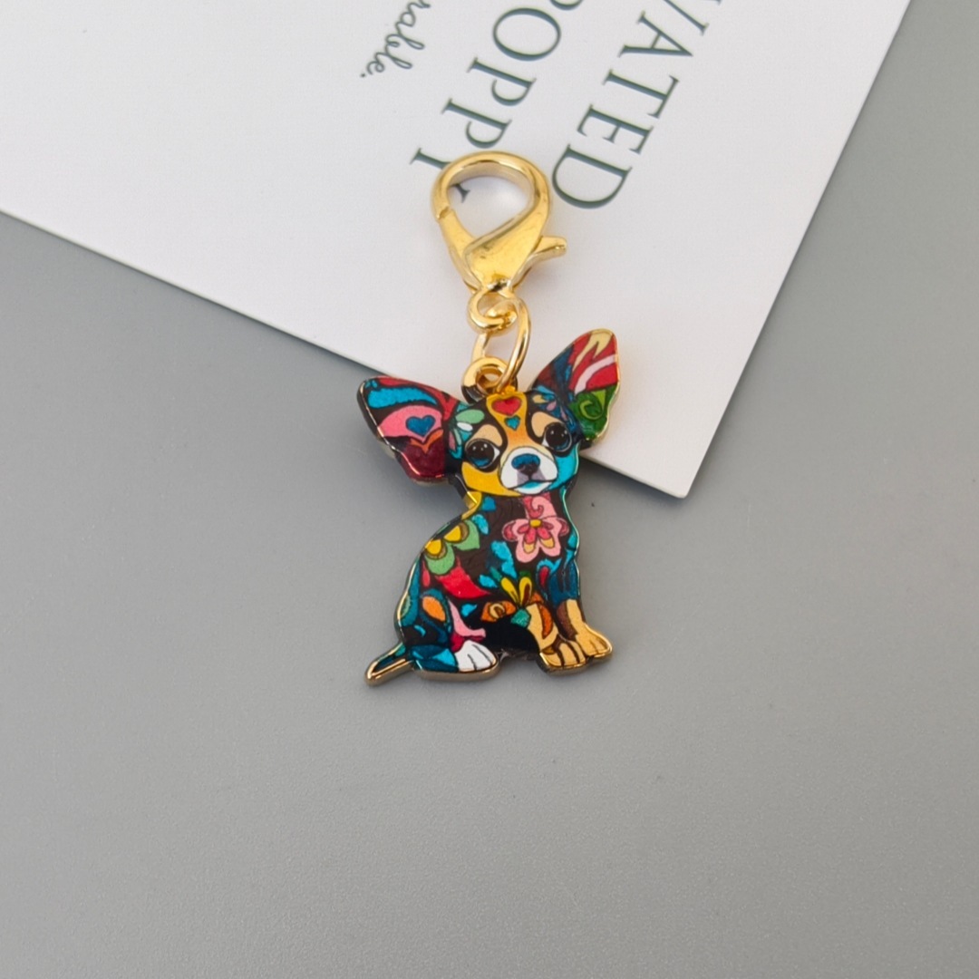 Cute Cartoon DIY Hanging Key Ring Pendants Bulk Wholesale Kid Handcraft Materials