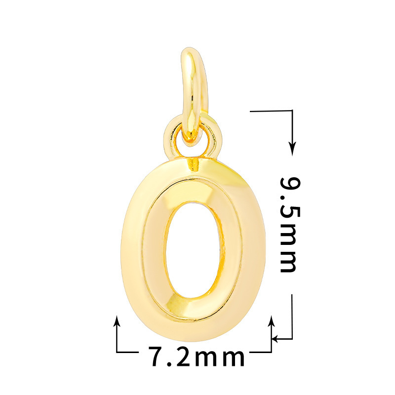 Blank Alphabet Letter DIY Hanging Pendants Wholesale Custom Name Keyring Craft Parts