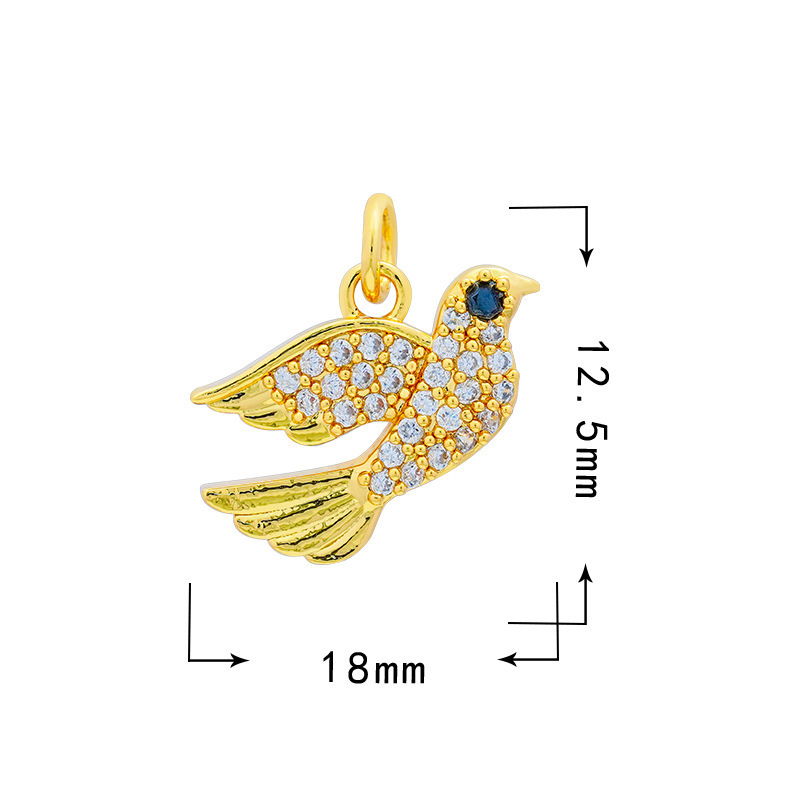 Cartoon Pattern Copper Plated Alloy Enamel Charms Bulk Kids Handmade Gift DIY Supplies
