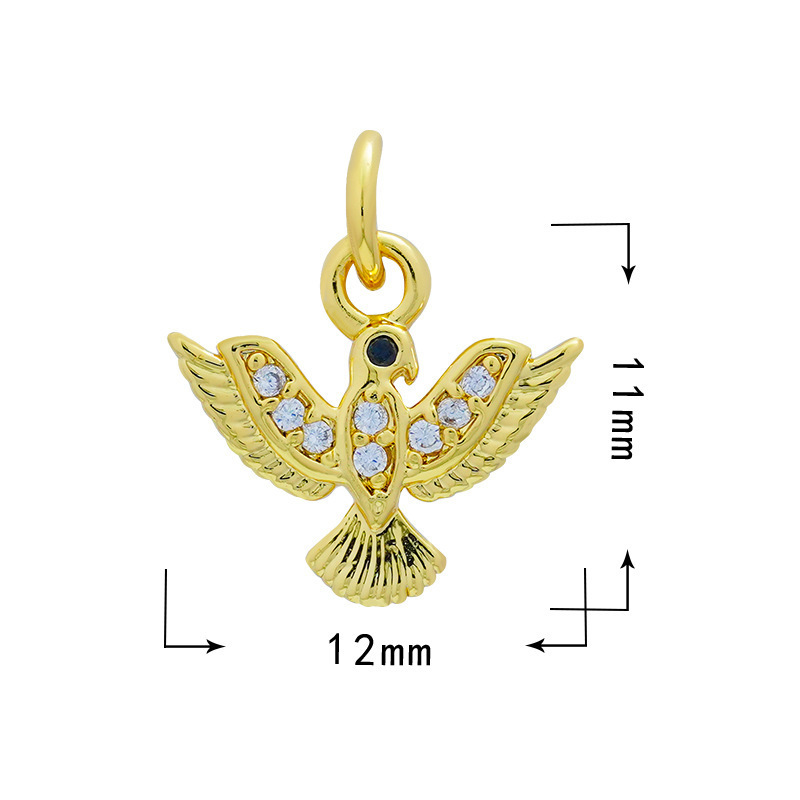 Cartoon Pattern Copper Plated Alloy Enamel Charms Bulk Kids Handmade Gift DIY Supplies