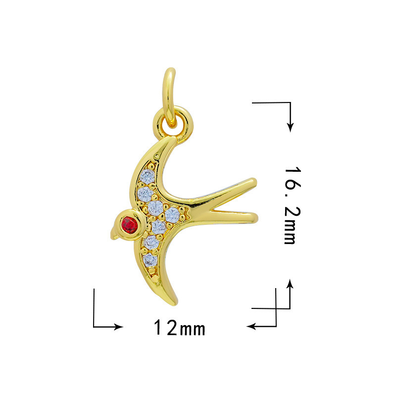 Cartoon Pattern Copper Plated Alloy Enamel Charms Bulk Kids Handmade Gift DIY Supplies