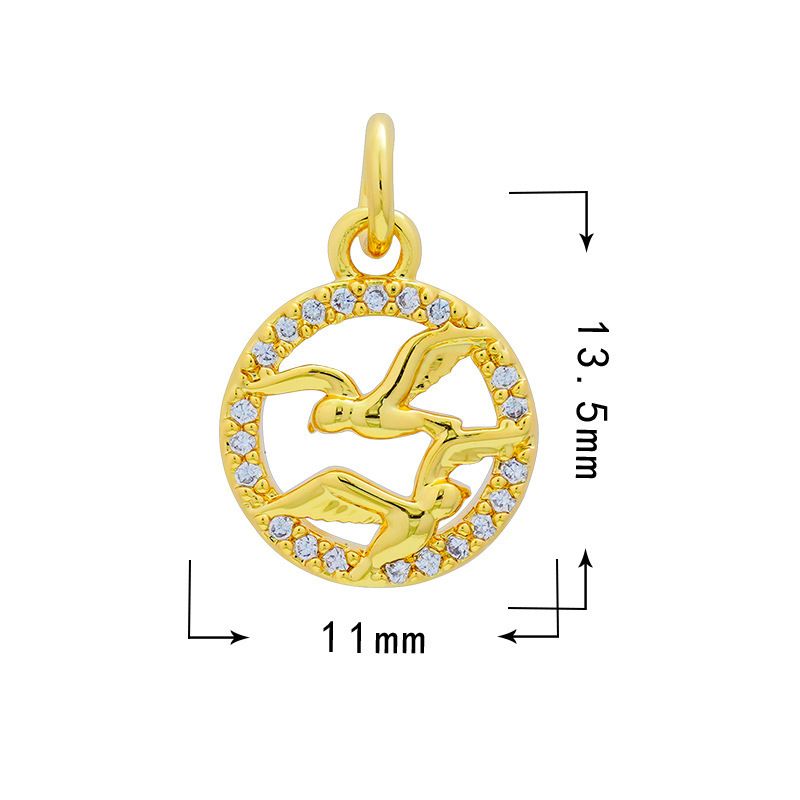 Cartoon Pattern Copper Plated Alloy Enamel Charms Bulk Kids Handmade Gift DIY Supplies