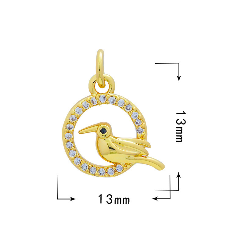 Cartoon Pattern Copper Plated Alloy Enamel Charms Bulk Kids Handmade Gift DIY Supplies