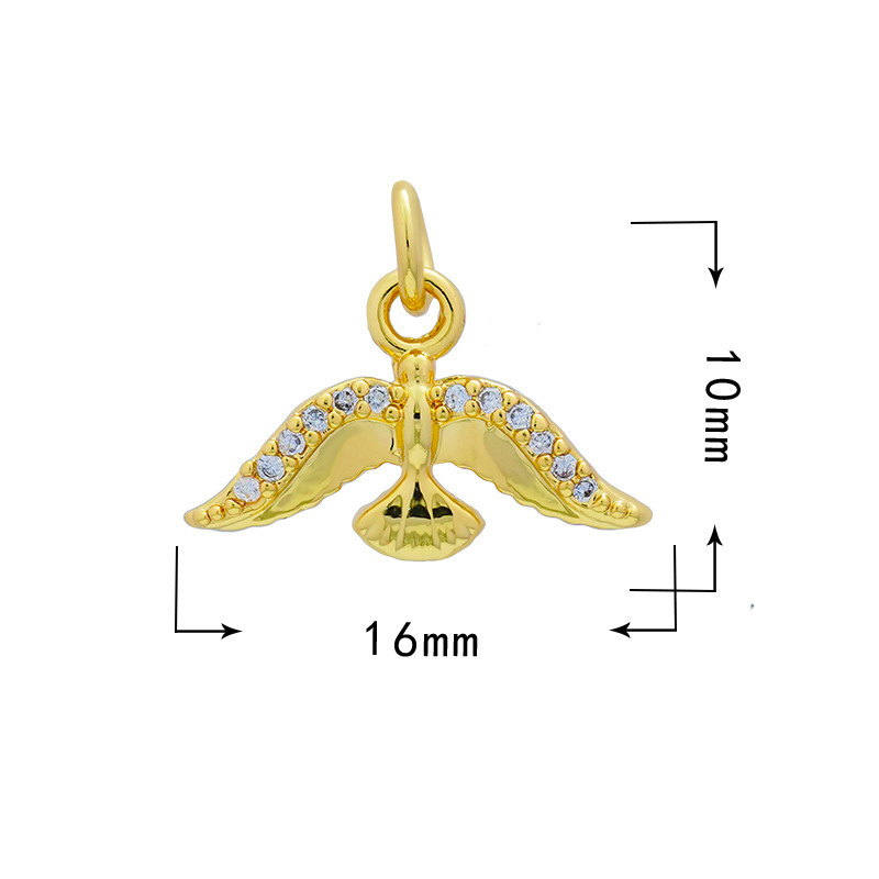 Cartoon Pattern Copper Plated Alloy Enamel Charms Bulk Kids Handmade Gift DIY Supplies