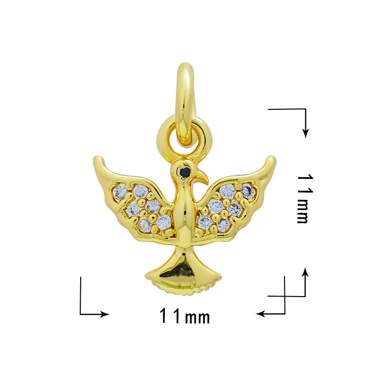 Cartoon Pattern Copper Plated Alloy Enamel Charms Bulk Kids Handmade Gift DIY Supplies