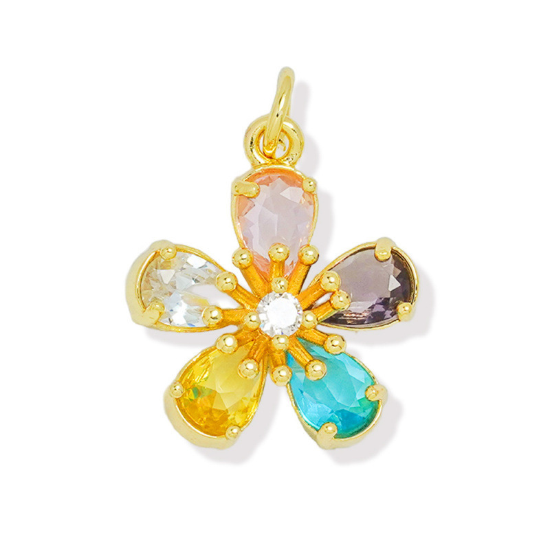 Mini Copper Plated Alloy Enamel DIY Hanging Pendants Bulk Backpack & Car Key Decor Charms