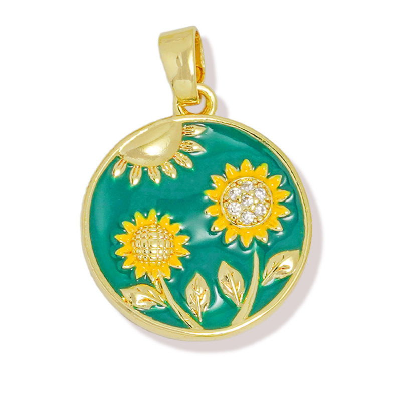 Mini Copper Plated Alloy Enamel DIY Hanging Pendants Bulk Backpack & Car Key Decor Charms