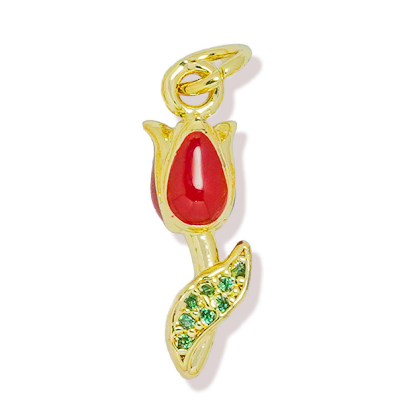 Mini Copper Plated Alloy Enamel DIY Hanging Pendants Bulk Backpack & Car Key Decor Charms