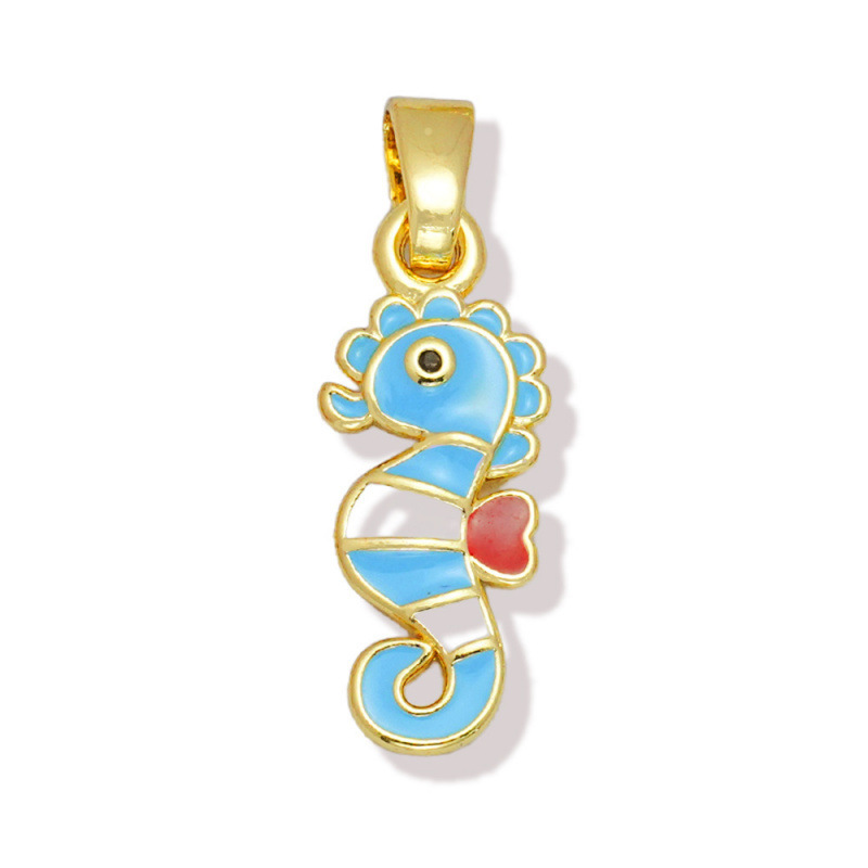 Mixed Color Copper Plated Alloy Enamel Hanging Charms Wholesale Multi-Style DIY Craft Accessories