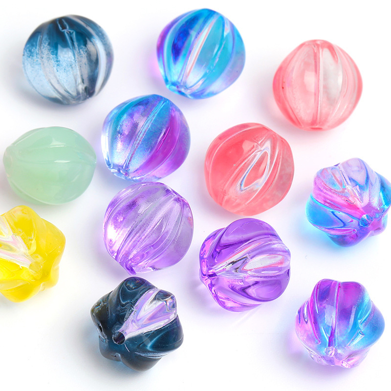 Multicolor Acrylic Loose Beads Wholesale DIY Jewelry Making Accessories
