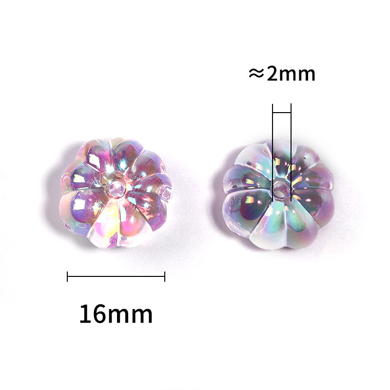 Factory Wholesale Multicolor Acrylic Beads DIY Handcrafted Jewelry Fittings